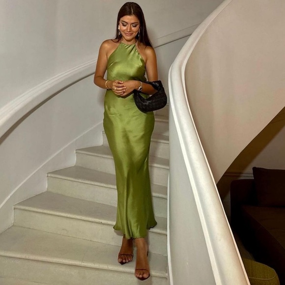 𝗡𝗪𝗧 𝗭𝗮𝗿𝗮 • Satin Strappy Dress - Picture 1 of 11